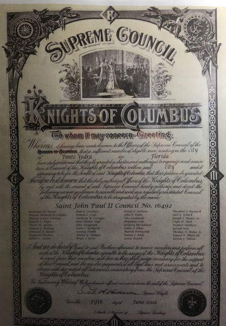 Council 16492 Nocatee Knights Charter